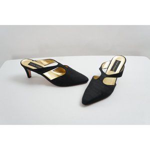 Colin Stuart Mules, Black Fabric Heels